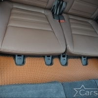 Коврики текстильные на Hyundai Santa Fe IV 3 ряда (2018-2020)