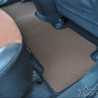 Двухслойные коврики EVA на Hyundai Santa Fe III 3 ряда (2012-2018)