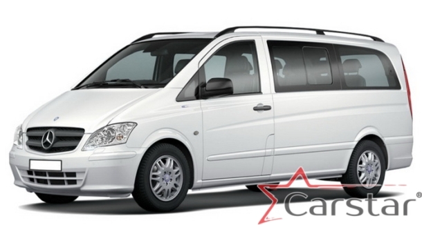Текстильные коврики для Mercedez-Benz Vito II W639 со столиком (2003-2014)