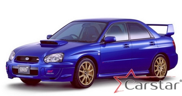 Автомобильные коврики EVA 3D для Subaru Impreza II пр.руль (2000-2007)