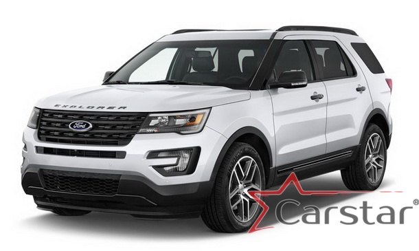 Автомобильные коврики EVA 3D для Ford Explorer V рестайл (2015->) 